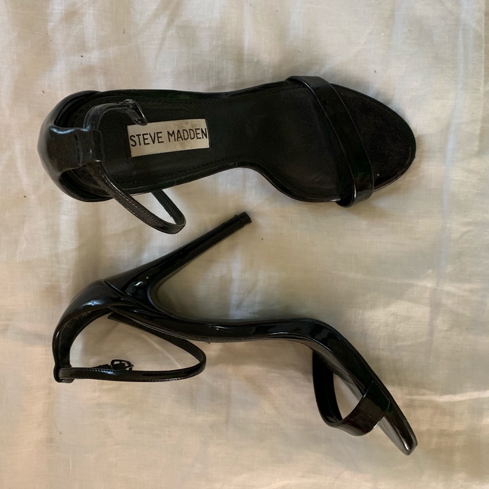 Steve Madden Patent Leather Black Heels